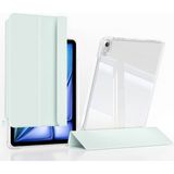 BuLand Store Apple iPad Air 13 2026 M4 Kılıf Magnetik Ayrılabilen Airbagli Slideguard Nubo Modern Kaydırma Korumalı Tablet Kılıfı - Açık Yeşil
