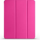 BuLand Store Apple iPad Pro 12.9 2022 (6.nesil) M2 Smarthold Pencase Tablet Kılıfı Kapaklı Kalem Gözlü Katlanabilir Standlı Koruma Kılıfı - Akıllı Koruma, Maksimum Konfor! - Apple iPad Pro 12.9 2022 M2 - Koyu Pembe