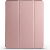 BuLand Store Apple iPad Pro 12.9 2022 (6.nesil) M2 Smarthold Pencase Tablet Kılıfı Kapaklı Kalem Gözlü Katlanabilir Standlı Koruma Kılıfı - Akıllı Koruma, Maksimum Konfor! - Apple iPad Pro 12.9 2022 M2 - Rose Gold