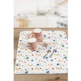 Bulaşık Kurutma Matı 42X50 cm Pedi Kurulama Bezi Örtüsü MF-077