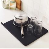 Bulaşık Kurutma Matı Bezi Tezgah Üstü Bulaşık Suyu Emici 44x36cm Kurutucu Bulaşık Altlığı (2 ADET)