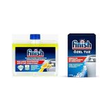 Bulaşık Makinesi Temizleyicisi Limonlu (1 x 250 Ml) ve Finish Bulaşık Makinesi Tuzu (1 x 1500 G) - Option-1