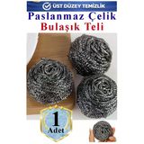 Bulaşık Teli Ovma Teli 1 Adet Ekonomik Toptel Sürtme Teli Lavabo Mutfak Banyo Temizlik Teli Sert Yüzey İçin