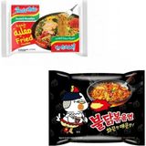 Buldak Hot Acili Ramen 140G + Indomie Fried Noodles Soya Soslu 80G - 1 Adet