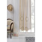 Buldan Concept Buldan Işi El Dantelli Keten Perde, Krem, 150 X 200,