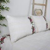 Buldan Concept Buldan Işi Otantik Çift Kişilik Kırmızı Kaneviçeli Nevresim Takımı - 220 x 240 cm