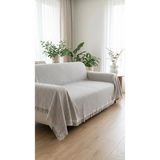 Buldan Concept Buldan koltuk örtüsü üçlü - Gri - 160 x 300 cm