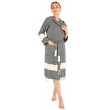 Buldan Concept Celena Peştamal Bornoz Siyah, Siyah, Xl, Unisex