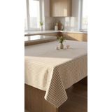 Buldan Concept Kareli Masa Örtüsü, Bej, 160 X 160,