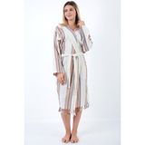 Buldan Concept Krem Adelina Peştemal Bornoz