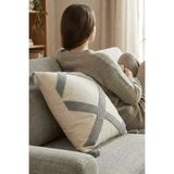 Buldan Natura Harmoni Punch Nakışlı Dekoratif Kırlent Kılıfı 43×43 Cm