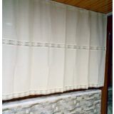Buldan Naturel 140x100 Çift Dantelli Perde