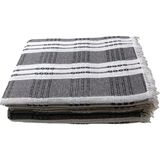Buldan Pamuklu Koltuk Örtüsü Maxi Takım (3+3+1+1)-K.kahve Krem - 180 x 300 cm - Kahverengi