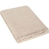 Buldan Store "çift Kişilik 4 Katlı Müslin Pike | Rahat Uyku Için" %100 Pamuk (240*250 Cm) - Bej