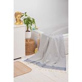 Buldan Store Lotus Peştemal (Gri) %80 Pamuk %20 Bambu 95X180cm. Banyo Havlusu, Plaj Havlusu - 95 x 180 cm