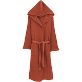 Buldan's Bohem Waffle Dokulu Loş Kırmızı Unisex Bambu Bornoz - Standart
