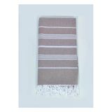 Buldanstore Sultan Peştemal (Kahverengi) %100 Pamuk 90*180Cm. Banyo Havlusu, Plaj Havlusu