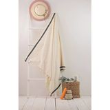 buldanstore Sungate Peştemal (EKRU) %60 Pamuk %40 Bambu 95x180cm. Banyo Havlusu, Plaj Havlusu