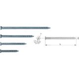 Buldex 7.5x80 8 cm 10 Adet Dubelsiz Vida