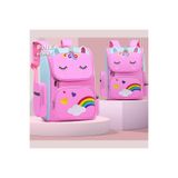 Buldug Çocuk Okul Çantası 41×27×14 cm – Ortopedik Sırt, Çok Bölmeli, Su İtici Kumaş (Unicorn & Monster)