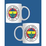 Bulduk Fenerbahçe Tasarım Kupa Bardak - Beyaz - 350 ml