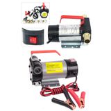 Bull Head 12 V Kendinden Emişli Elektrikli Taşınabilir Yakıt Sıvı Yağ Aktarma Mazot Pompası Paslanmaz 12V