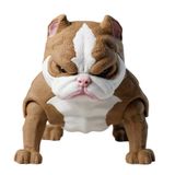 Bulldog Köpek Figürü Anahtarlık, Hediyelik Çanta Aksesuarı ve Hareketli Oyuncak | Dozer