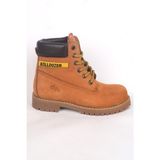 Bulldozer 240602 Ortepedik Taban Yandan Desenli Bağcıklı Tarçın Nubuk Unisex Kışlık Bot Ayakkabı