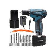 Bulldozer ARBPTCD203SET Mavi 20 Volt 3 Ah Darbesiz Çift Akülü Şarjlı Vidalama + 24 Parça Makinesi