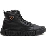 Bulldozer Erkek Deri Sneaker Bot - Siyah