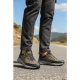 Bulldozer Gri Nubuk Hakiki Deri Kaymaz Taban Erkek Outdoor Trekking Ayakkabı 250069