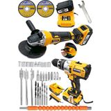 Bulldozer Predator Şarjlı Testere ve Taşlama ve Bulldozer Xr 35 Parça Darbeli 10MM Çift Akülü Şarjlı Vidalama - 13 mm