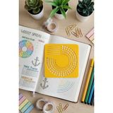 Bullet Journal Alışkanlık Çemberi Şablon Cetvel