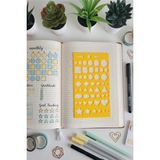 Bullet Journal Montessori Temel Şekiller Şablon Cetvel