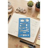 Bullet Journal Ok Yönlendirme Detaylı Şablon Cetvel
