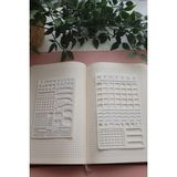 Bullet Journal Planlayıcı ve Tasarım Şablon Cetvel Set