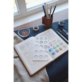 Bullet Journal Vintage Başlık ve Desen Şablon Cetvel – Çizim ve Etiket Yardımcısı