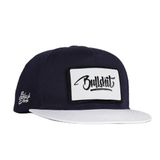 Bullshit Logolu Beyaz-Lacivert Hip Hop Şapka