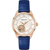 Bulova 97L180 Lacivert Deri Kadın Kol Saati