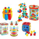 Bultak Boeling Sallanan Halkalar 92 Parça Lego Blok Eğitici Zeka Geliştirici Set Eğitici Set
