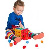 Bultak Bul Tak Puzzle Eğitici Zeka Geliştirici Set Bebek ve Çocuk Zeka Gelişim Seti Oyuncağı - Pembe