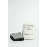 Buluş Organic 3'lü Kahve, Melanj Füme, Siyah Penye Pamuk Erkek Patik Çorap - Siyah - Füme - Kahverengi - 40 - 44