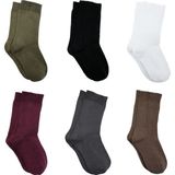 Buluş Organic 6'lı Okul Çorabı - Erkek - Çocuk - Organik eco - Çok Renkli - 23 - 26