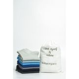 Buluş Organic 7'li Organik Penye Pamuk Erkek Patik Çorap Soğuk Renkler - Çok Renkli - 40 - 44