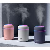 Bulut 250 ml Rgb Işıklı Ulrasonik Ledli Hava Nemlendirici Buhar Makinesi ve Aroma Verici - Beyaz