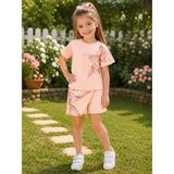 Bulut Anne ve Çocuk Kız Çocuk Alt Üst Takım 3-9 Yaş - 5-6 Y - Somon
