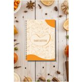BULUT DİJİTAL Tarif Defteri | Yemek Tarifleri İçin Not Defteri - 100 YAPRAK /5 BÖLÜM /15 cm X 21 cm