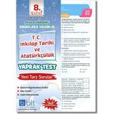 Bulut Eğitim ve Kültür Yayınları 8. Sınıf T.C.İnkılap Tarihi ve Atatürkçülük Yaprak Test