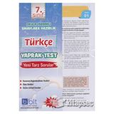 Bulut Eğitim ve Kültür Yayınları Eğitim 7. Sınıf 4 Adet Yaprak Test