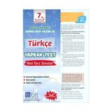 Bulut Eğitim ve Kültür Yayınları Eğitim 7. Sınıf Türkçe Yaprak Test